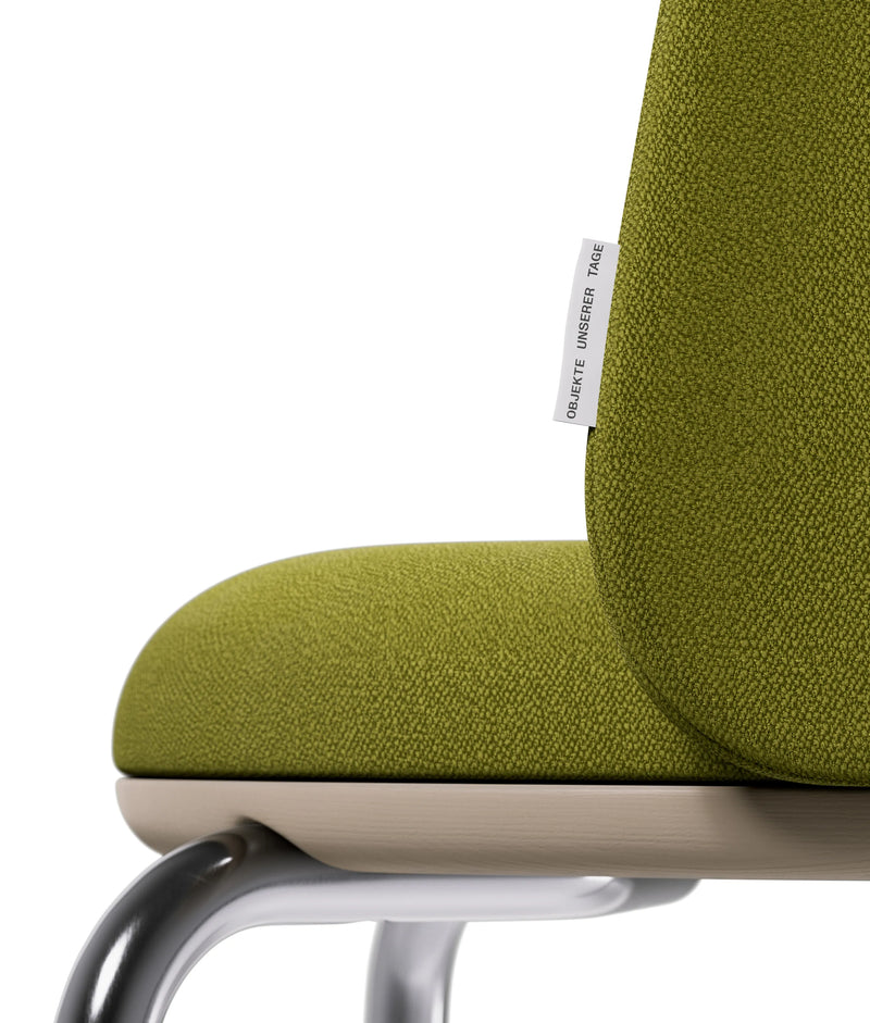 LINDE CHAIR / Base polished stainless steel