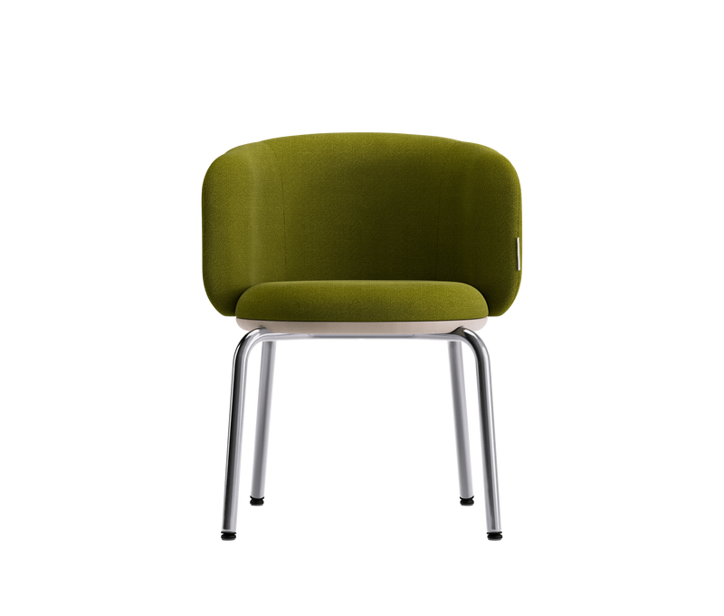 LINDE CHAIR / Base polished stainless steel